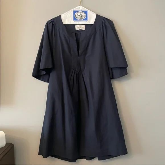 Tuckernuck Pomander Place Deep Navy Finley Flutter Sleeve Dress - Picture 6 of 8
